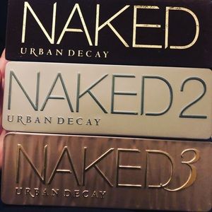 Naked Eyeshadow Palettes 1, 2, & 3